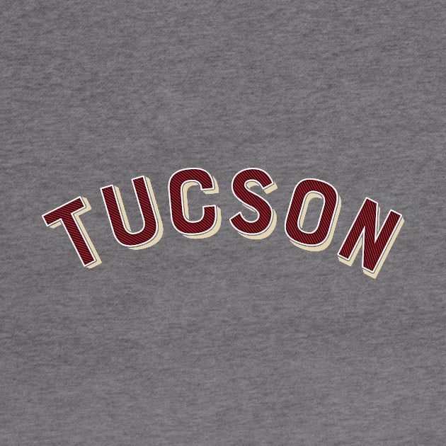 Tucson Arizona Vintage Arch Letters by Hashtagified